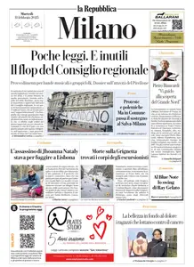 la Repubblica Milano - 11 Febbraio 2025