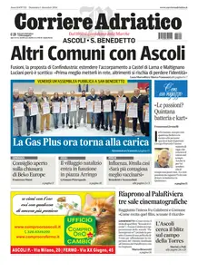 Corriere Adriatico Ascoli - 1 Dicembre 2024