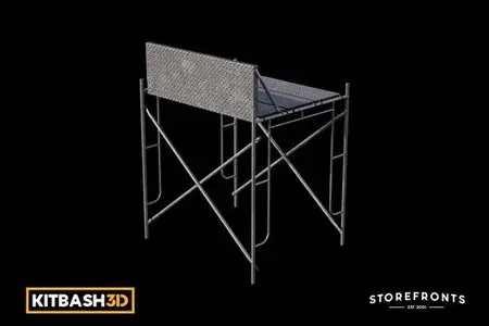 Kitbash: Storefronts - Scaffolding YJPS679