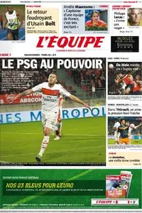 L'Equipe Edition du Lundi 7 Mai 2012