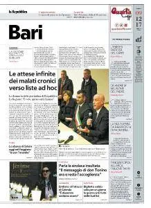 la Repubblica Bari - 9 Dicembre 2017