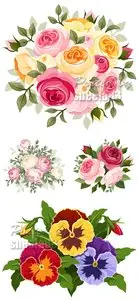 Flowers Bouquet Vector