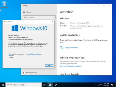 Windows 10 Enterprise LTSC 2021 21H2 Build 19044.3208 Preactivated (x64) Multilingual July 2023