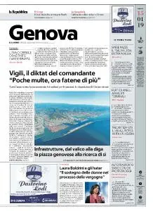 la Repubblica Genova - 15 Gennaio 2019