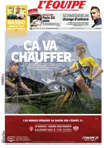 L'Equipe du Mardi 14 Juillet 2015
