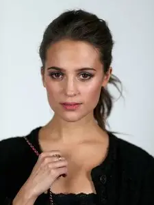 Alicia Vikander - Chris Jackson Portraits at the Charles Finch & Chanel Pre-BAFTA Party on February 15, 2014