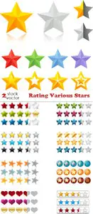 Vectors - Rating Various Stars
