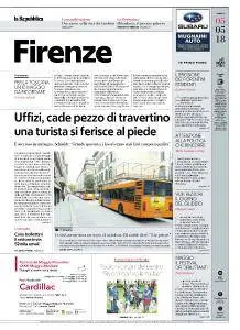 la Repubblica Firenze - 5 Maggio 2018