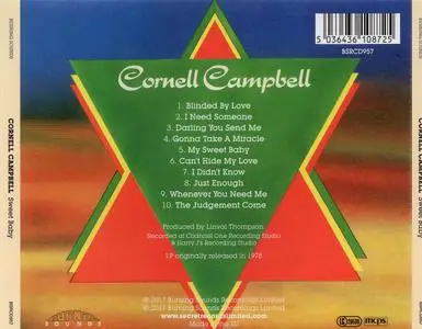 Cornell Campbell - Sweet Baby (1977) {Burning Sounds BSRCD957 rel 2017}