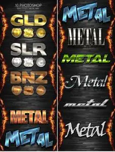 GraphicRiver - 10 Photoshop Styles ?METAL MIX? 6968675