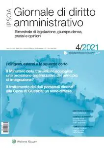 Giornale di diritto amministrativo - Luglio-Agosto 2021