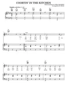 Coortin' In The Kitchen - Delia Murphy (Piano-Vocal-Guitar)