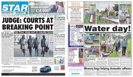 Shropshire Star Shrewsbury Edition – September 02, 2019