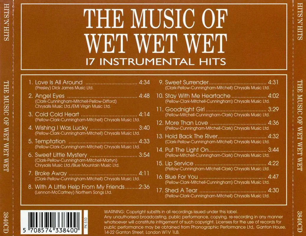 The Music Of Wet Wet Wet 17 Instrumental Hits 1995 Avaxhome
