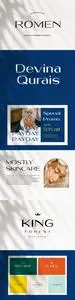 Romen Display Modern Typeface