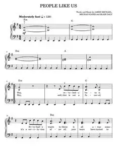 People like us - Kelly Clarkson (Easy Piano)
