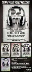 Club/Party Flyers and Poster Template (GraphicRiver)