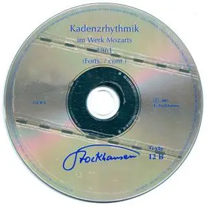 Karlheinz Stockhausen - Text-CD 12 - Kadenzrhythmik im Werk Mozarts 1961 (2007) {2CD Set Stockhausen-Verlag}