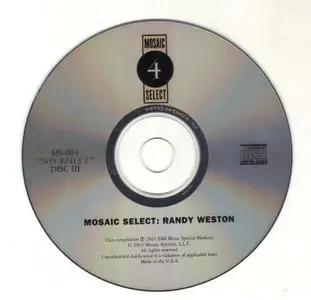 Randy Weston - Mosaic Select 4 (2003) {3CD Set, Mosaic MS-004 rec 1957-1963}