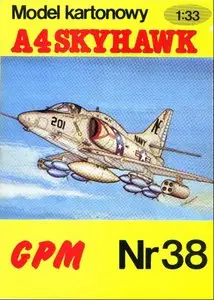 Model Kartonowy №38 - A-4 Skyhawk