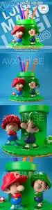 Pencil Holder Babies Mario and Luigi