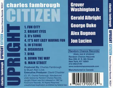 Charles Fambrough - Upright Citizen (1997)