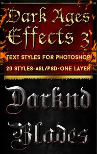 GraphicRiver - Dark Ages 3 - Text Styles