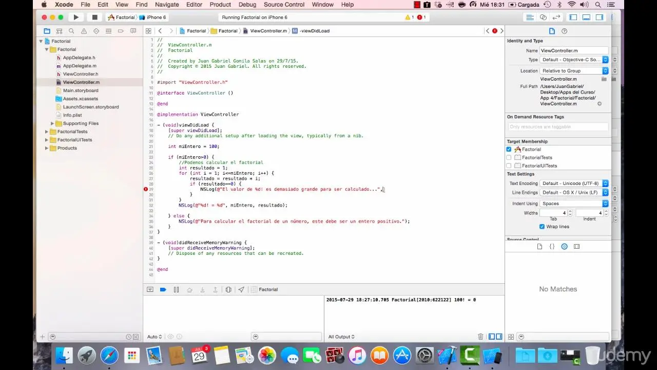 Curso de Desarrollo de Apps para iOS