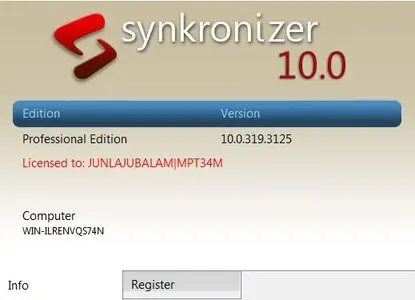 Synkronizer Professional 10.0.319.3125