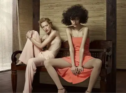 Agnes Nabuurs & Anne Koster - Erwin Olaf Photoshoot