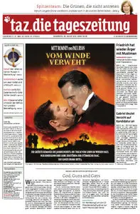 Tageszeitung TAZ vom 30 August 2012