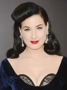 Dita Von Teese at the launch of her lingerie line range at Debenhams in London November 28, 2012