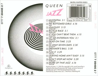 Queen - Jazz (1978) [1994, Remaster, Digital Master Series]