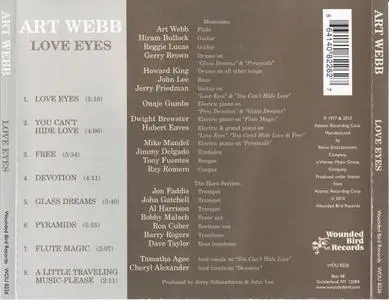 Art Webb - Love Eyes (1977) {Wounded Bird Records}