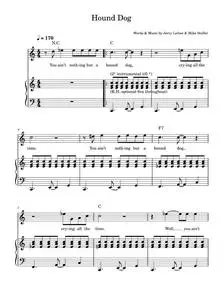 Hound Dog - Elvis Presley, Leiber & Stoller (Piano-Vocal-Guitar (Piano Accompaniment))