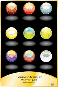 Vector Lightning Marbles