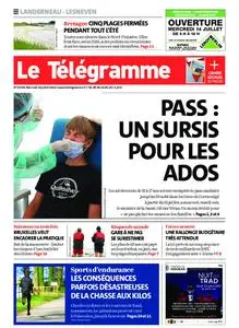 Le Télégramme Landerneau - Lesneven – 14 juillet 2021