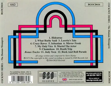 Cockney Rebel - The Human Menagerie (1973) Expanded Reissue 2004