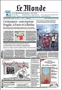 Le Monde du vendredi 14 août 2009 + Suppl. Livres