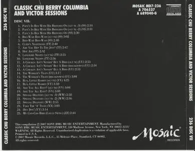 Chu Berry - Classic Chu Berry Columbia and Victor Sessions (2007) {7CD Set Mosaic MD7-236 rec 1933-1941}