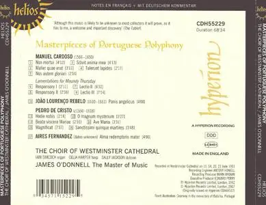 The Choir of Westminster Cathedral, James O'Donnell - Masterpieces of Portuguese Polyphony (1992) Reissue 2007