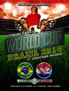 Flyer Template - Soccer World Cup