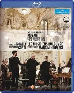 Marc Minkowski, Les Musiciens du Louvre - Mozart: Piano Concerto K.488, Violin Concerto K.219 (2016) [Blu-Ray]