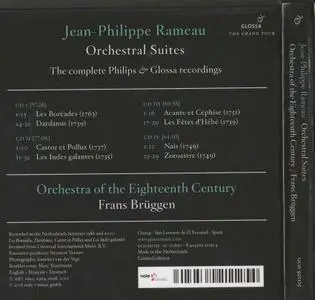 Jean-Philippe Rameau - Orchestral Suites, The complete Philips & Glossa recordings - Frans Brüggen (2018) {4CD Set Glossa}