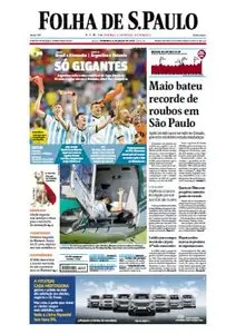 Folha de São Paulo - 6 de julho de 2014 - Domingo