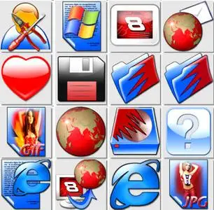 Mistric Media Glass Icons