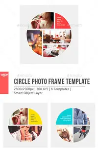 GraphicRiver - Circle Photo Frame Template
