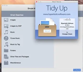 Tidy Up 4.0.2 Multilangual Mac OS X