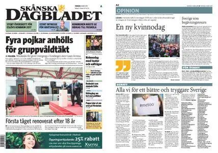 Skånska Dagbladet – 08 mars 2018