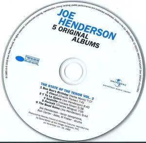 Joe Henderson – 5 Original Albums (2016) [5CDs] {Blue Note}